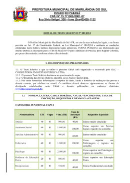 prefeitura municipal de maril&acirc;ndia do sul