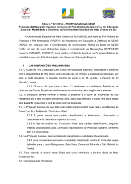 Abertura de Vagas Educacao Especial