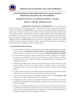 PREFEITURA MUNICIPAL DE CONGONHINHAS - Cops