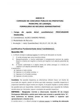 ANEXO III COMISS&Atilde;O DE CONCURSO P&Uacute;BLICO DA