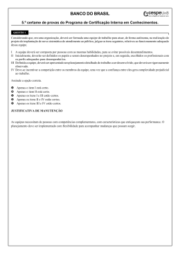 Justificativas aos recursos - &Aacute;rea 6