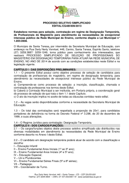 Edital CGAB N&ordm; 009/2013