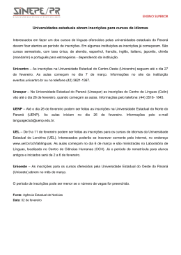 Leia mais - Sinepe/PR