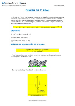 FUN&Ccedil;&Atilde;O DO 2&ordm; GRAU