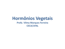 Hormônios Vegetais - Produção Vegetal 2012-1