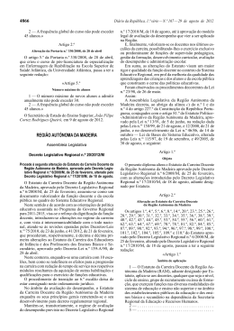 4866 REGIÃO AUTÓNOMA DA MADEIRA