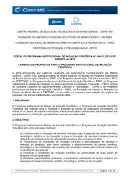 Edital 104/15 - Cefet-MG