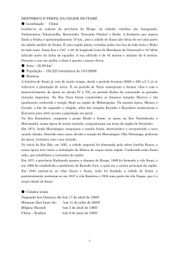 [HIST&Oacute;RICO E PERFIL DA CIDADE DE ITAMI] Localiza&ccedil;&atilde;o &middot; Clima