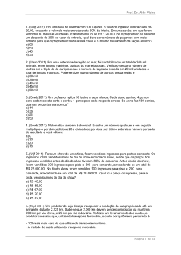 Eq. 1o grau - Prof. Dr. Aldo Vieira