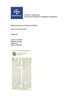 Veiculo: Jornal A Critica