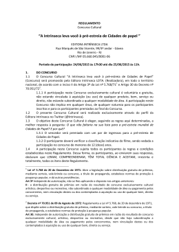 leia o regulamento