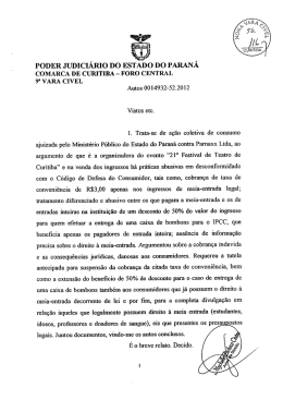 PODER JUDICLARIO Do ESTADO Do PARANÁ