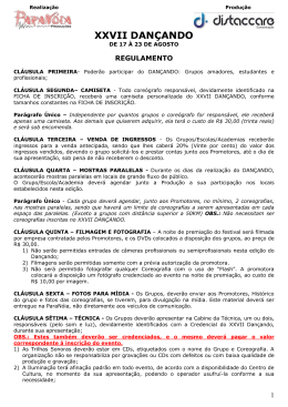 REGULAMENTO XXVII Dançando