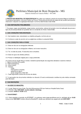 Prefeitura Municipal de Bom Despacho