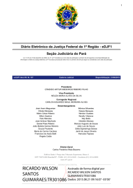 View/Open - Tribunal Regional Federal da 1ª Região