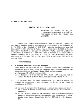 GABINETE DA REITORA