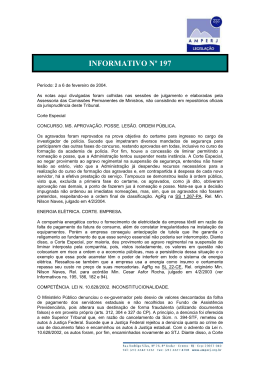 INFORMATIVO N&ordm; 197
