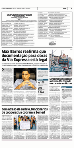 Jornal o Estado do Maranh&atilde;o