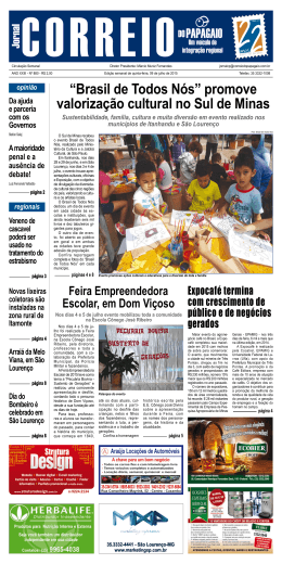 “Brasil de Todos Nós” promove valorização cultural no Sul de Minas