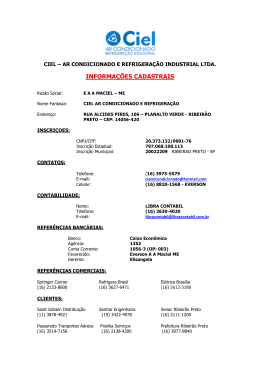 INFORMA&Ccedil;&Otilde;ES CADASTRAIS