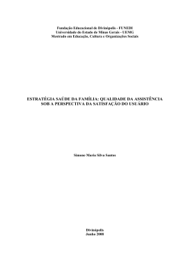 ESTRAT&Eacute;GIA SA&Uacute;DE DA FAM&Iacute;LIA: QUALIDADE DA