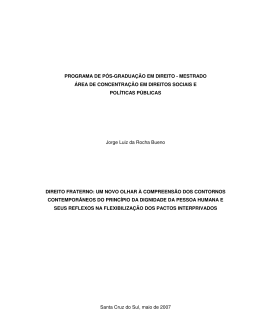 PROGRAMA DE P&Oacute;S-GRADUA&Ccedil;&Atilde;O EM DIREITO