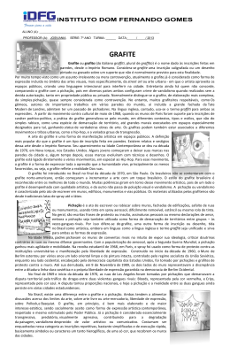 GRAFITE - Instituto Dom Fernando Gomes