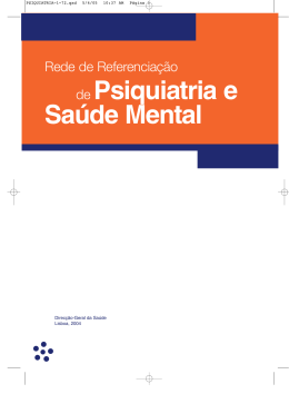 Psiquiatria e Saúde Mental - Direcção