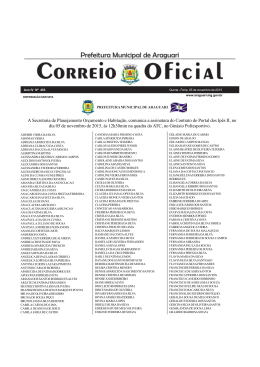 Edição 453 - Prefeitura Municipal de Araguari