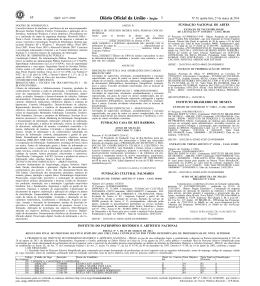 Resultado final do processo seletivo