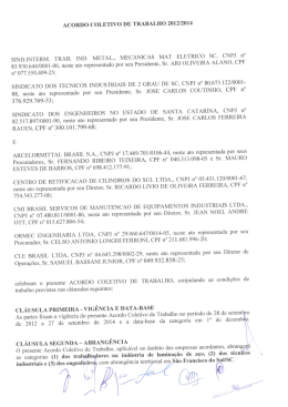 ACT SESMT 2012-2014 - SINTEC-SC