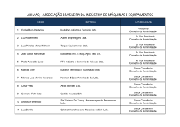 abimaq - associa&ccedil;&atilde;o brasileira da ind&uacute;stria de m&aacute;quinas e