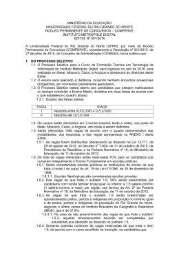 Edital (divulgado em 11/08/2015) - Comperve