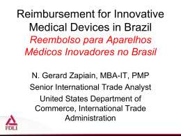 Reimbursement for Innovative Medical Devices in Brazil
