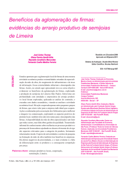 Artigo na &Iacute;ntegra - Rausp - Universidade de S&atilde;o Paulo