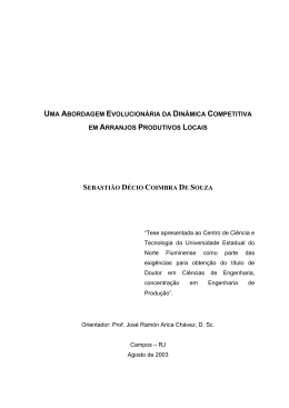 uma abordagem evolucionária da dinâmica competitiva em