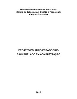 projeto pol&iacute;tico-pedag&oacute;gico bacharelado em administra&ccedil;&atilde;o