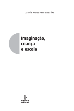 IMAGINAÇÃO, CRIANÇA E ESCOLA•miolo.indd