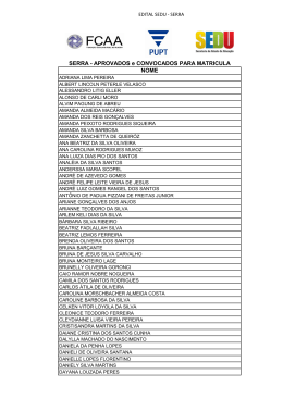 Confira a lista dos aprovados na Serra