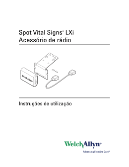 Instruções de utilização - Spot Vital Signs LXi