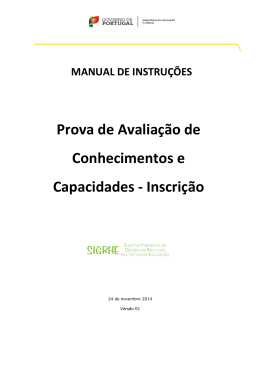 Manual de Utilizador