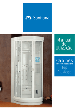 Cabines Manual de Utiliza&ccedil;&atilde;o