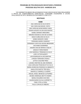 PROGRAMA DE P&Oacute;S-GRADUA&Ccedil;&Atilde;O EM ESTUDOS