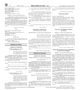 Portaria de Reconhecimento do curso de Gest&atilde;o