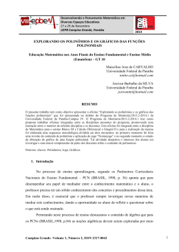 1 EXPLORANDO OS POLIN&Ocirc;MIOS E OS GR&Aacute;FICOS DAS