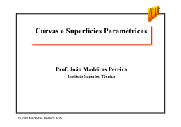 Curvas e Superfícies Paramétricas