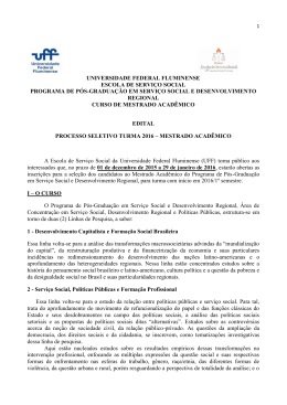 edital - Sistemas da UFF - Universidade Federal Fluminense