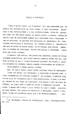 "Isso &eacute; muito lindo , mas &eacute; poesia" . Eis uma express&atilde;o que se