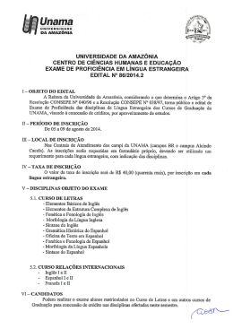 Edital 086/2014 - Exame de proficiência em língua