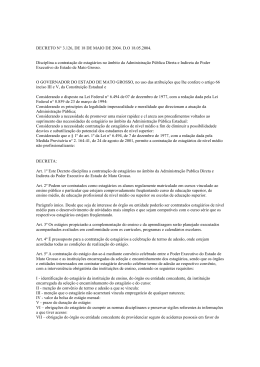DECRETO ESTADUAL N 3126 de 18.05.04